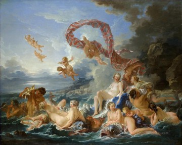 ヴィーナスの誕生と勝利 フランソワ・ブーシェ Oil Paintings